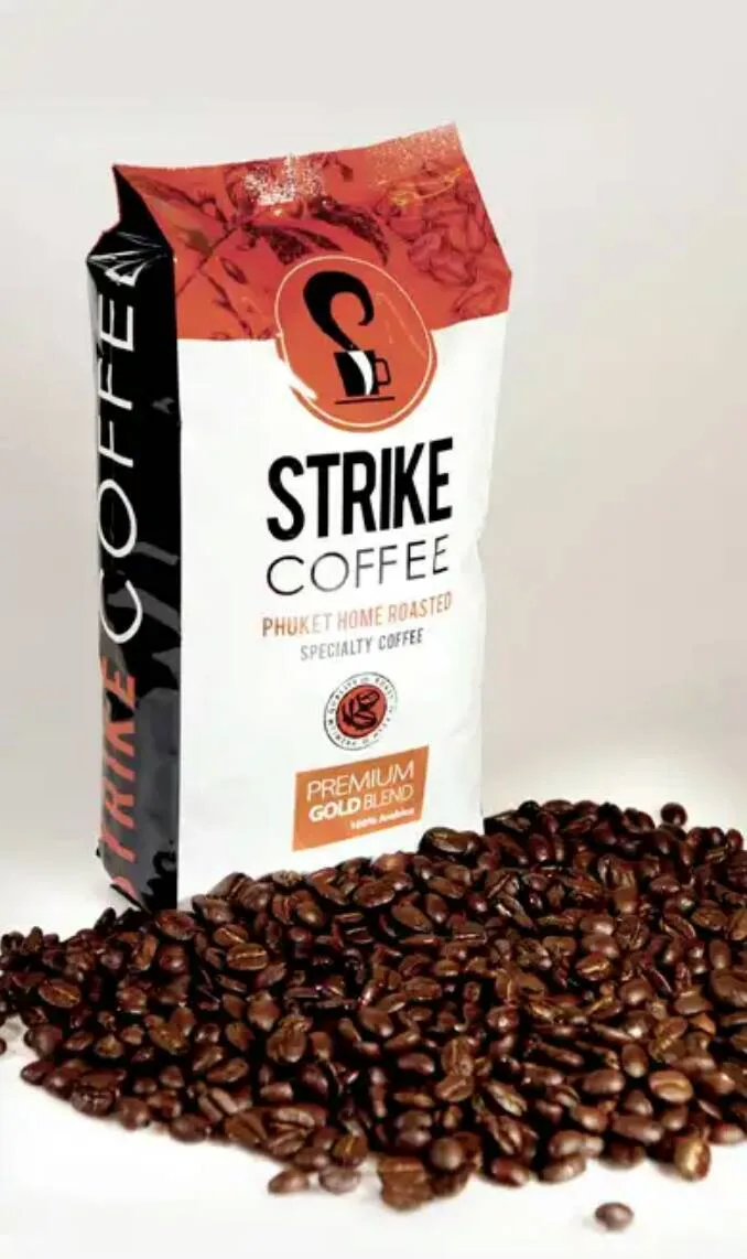 Strike Premium Gold Blend coffee beans bag