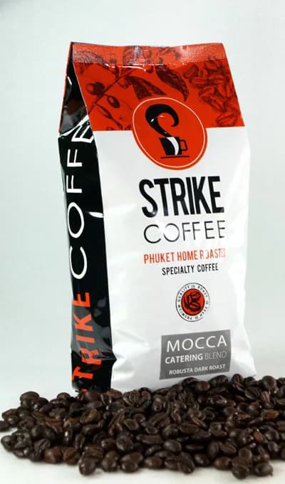 Strike Mocca Catering Blend coffee beans bag